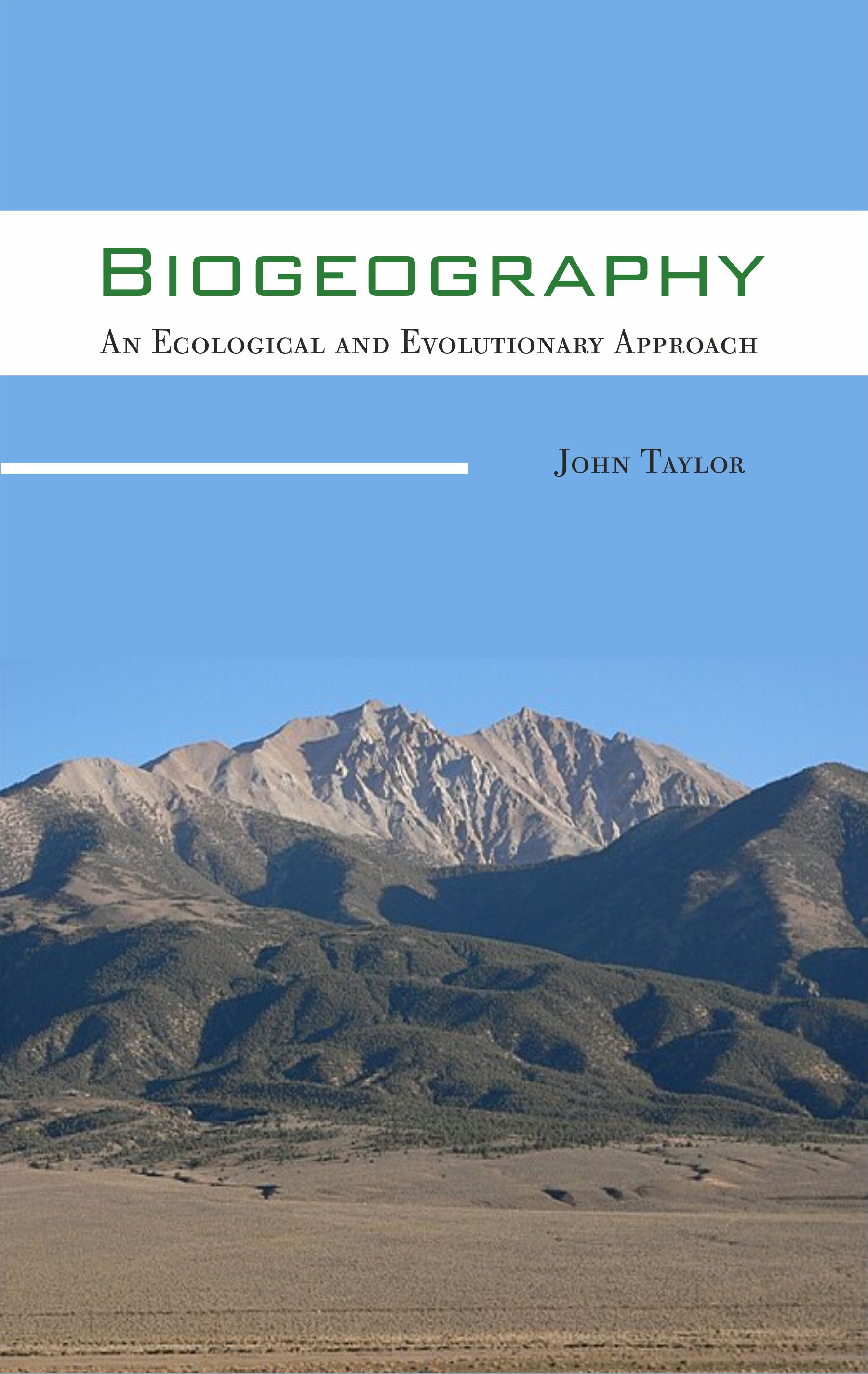 Biogeography: An Ecological and Evolutionary Approach
